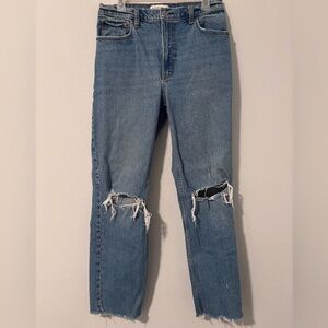 A&F 90s Straight Ultra High-Rise Jeans